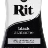 Rit Dye 88150 All Purpose Liquid Dye, Black, 8 Fl Oz (Pack of 1)-0