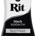 Rit Dye 88150 All Purpose Liquid Dye, Black, 8 Fl Oz (Pack of 1)-0