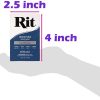 All Purpose Concentrated Rit Dye Powder Single Pack for Clothing, Décor, and Crafts – Denim Blue-1