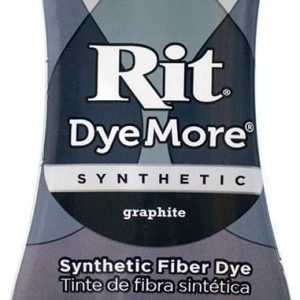 Rit DyeMore Single Bottle 7 Oz. Synthetic Liquid Fiber Dye for Clothing, Décor, and Crafts – Graphite-0