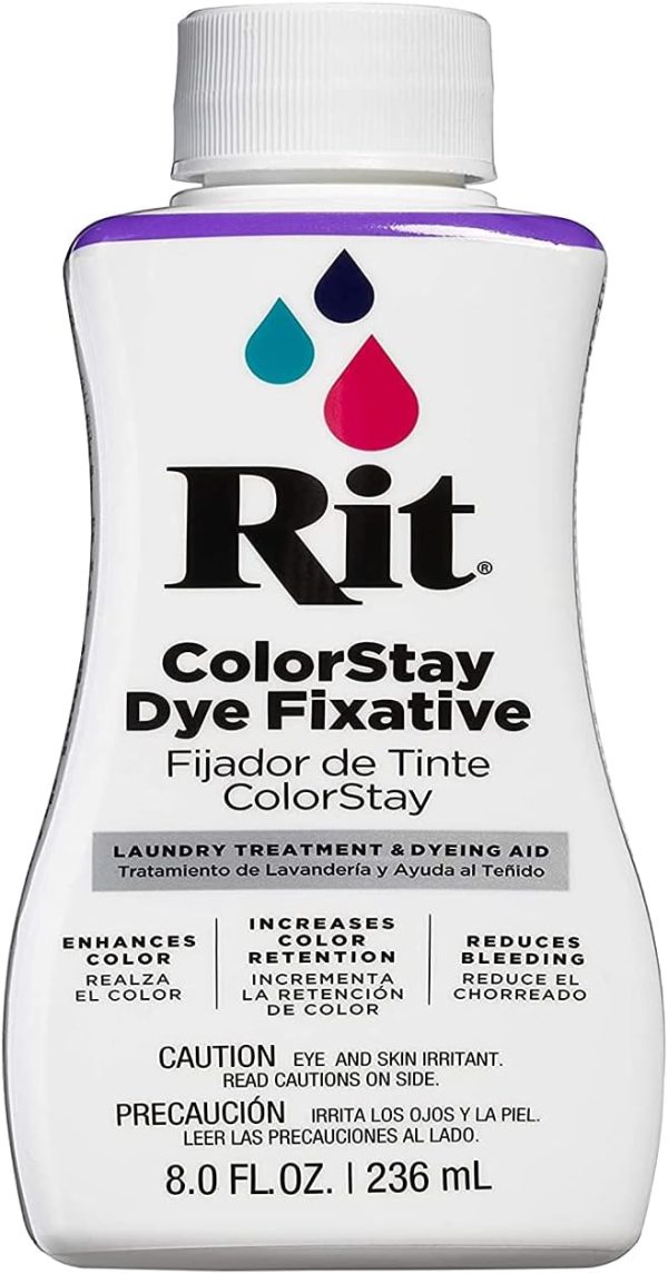 RIT COLORSTAY, 8 fl oz, Dye Fixative (. 0 1 Count - 8 fl oz, Dye Fixative) colorstay multi liner