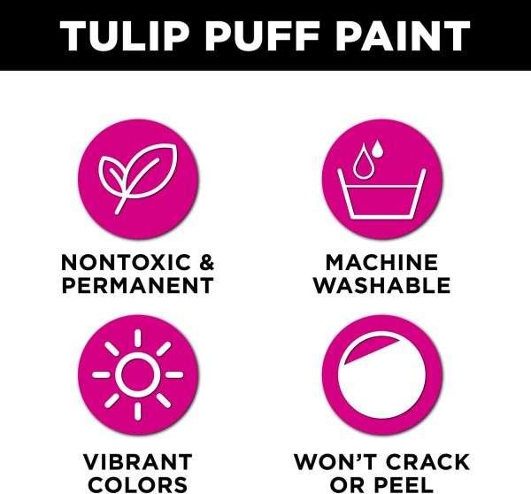 Tulip 16065 Dimensional Fabric Paint 4oz Glitter Diamond, 4 Fl Oz (Pack of 1) Packaging may vary-3