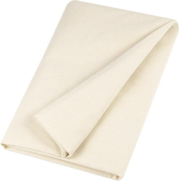 Canvas Fabric, Premium 10oz Natural Cotton Duck Canvas Fabric 62'' Wide for Arts & Crafts, Backings, Covers,1Yd (60 x 36 inchs)-0