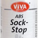 Viva Decor ABS Sock Stop (2.77 Fl oz, Transparent) - Fabric Paint for Non-Slip Socks, Bath Mats & More - Latex-Free, Water-Based, Washable - Secure Traction for All Surfaces-0
