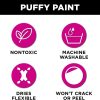 Tulip Puff Paint 20-Color Party Pack, Multi-Surface, Premium Quality, Nontoxic & Waterproof Craft Paint, Permanent on Fabric, Rainbow-3