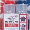 Tulip One Step Tie Dye Kit: Mini Patriotic Kit in Red and Blue (32453) one