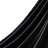 Q&J Fabric Co. Black Satin Fabric by The Yard Soft Charmeuse Cloth Silky Fabric Polyester Fabric 55'' for DIY Sewing Crafts Wedding Dresses & Party Decor | Smooth, Shiny & Wrinkle-Resistant (1 Yard)-0