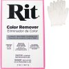 All Purpose Concentrated Rit Dye Powder Single Pack with Plastic Gloves for Clothing, Décor, and Crafts – Color Remover-0