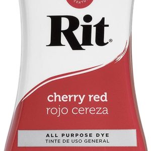 Rit All Purpose Liquid Dye - Cherry Red, 8 oz (Brand: Rit, Compatible Material: Wood, Plastic, Item Type: Fabric-Dyes, Color: Cherry Red)-0