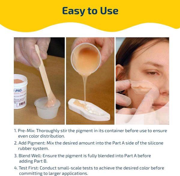 Smooth-On Silc Pig™ Color Pigments for Silicone, 9-Pack Sampler smooth-on ecoflex 00-10