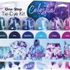 Tulip One-Step Tie-Dye Kit Celestial, Large Party Activity, Permanent Fabric Dye, Vibrant Galaxy Color Palette: Purple, Pink, Blue, Black, Easy Clean-up, 8 Fun Techniques Included, 8 Full Size Bottles-0