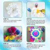 Vanstek Tie Dye Kit, 24 Colors Tie Dye Shirt DIY Fabric Dye for Women, Kids, Men, with Rubber Bands, Gloves, Plastic Film and Table Covers for Family Friends Group Party Supplies 24 hour fitness