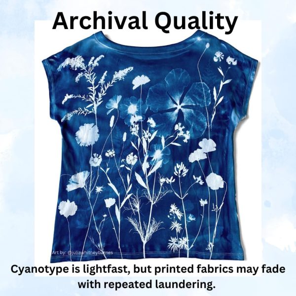 Jacquard Cyanotype Kit – Sun Printing Kit for Paper, Fabric and More, Complete Cyanotype Kit with Pre-Measured Chemicals, Easy-to-Use Cyanotype Chemicals for Cyanotype Fabric, Sunprint Kit Projects suno studio