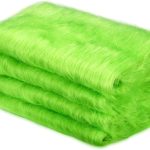Jetec 4 Pcs Lime Green Faux Fur 10 x 20 Inch Christmas Faux Fur Fabric Squares Fluffy Halloween Fabric Patches Winter Soft Plush for DIY Craft, Gnomes, Cosplay Costume, Decoration-0