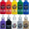 TULIP Puff Paint Essential Rainbow Colors 10-pack, Multi-Surface, Premium Quality, Nontoxic & Waterproof Craft Paint, Permanent on Fabric, 10-pack-1