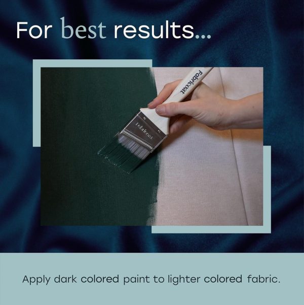 Fabricoat - Fabric Paint for Furniture - 8.5oz / 250ml Black- Restore or Change the Color of Couches, Chairs, Upholstery, Soft Furnishings, Car Interiors, Clothing, & Footwear-4