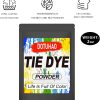 Tie Dye Powder, Black Tie Dye for Clothes, Fabric Dye, Permanent & Washfast Powder Tie Dyes, Creative Dyes for Clothes (Black,2 OZ)-4