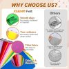 XSEINO 30PCS 8" x 12" 1.4 mm Thick Soft Felt Sheets,30 Assorted Multicolour Series Soft Felt Sheets for DIY Craft Sewing Squares Nonwoven Patchwork-3