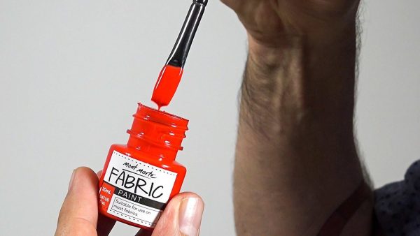 Mont Marte Permanent Fabric Paint Set 8 x 20ml Vivid Colours for Textile, Fabric, T-Shirt, Canvas, Wood, Ceramic, Glass-3