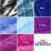 Tulip One-Step Tie-Dye Kit Celestial, Large Party Activity, Permanent Fabric Dye, Vibrant Galaxy Color Palette: Purple, Pink, Blue, Black, Easy Clean-up, 8 Fun Techniques Included, 8 Full Size Bottles-3