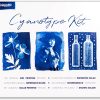 Jacquard Cyanotype Kit – Sun Printing Kit for Paper, Fabric and More, Complete Cyanotype Kit with Pre-Measured Chemicals, Easy-to-Use Cyanotype Chemicals for Cyanotype Fabric, Sunprint Kit Projects cyanotype print
