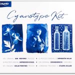 Jacquard Cyanotype Kit – Sun Printing Kit for Paper, Fabric and More, Complete Cyanotype Kit with Pre-Measured Chemicals, Easy-to-Use Cyanotype Chemicals for Cyanotype Fabric, Sunprint Kit Projects cyanotype print