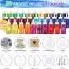 Tie Dye Kit 32 Color All-in-one Clothing Dye Kit, Permanent Fabric Dye for Kids, Adults, Large Group Handmade Party Activity, DIY Bright Neon Tye Dye Accessories kitty