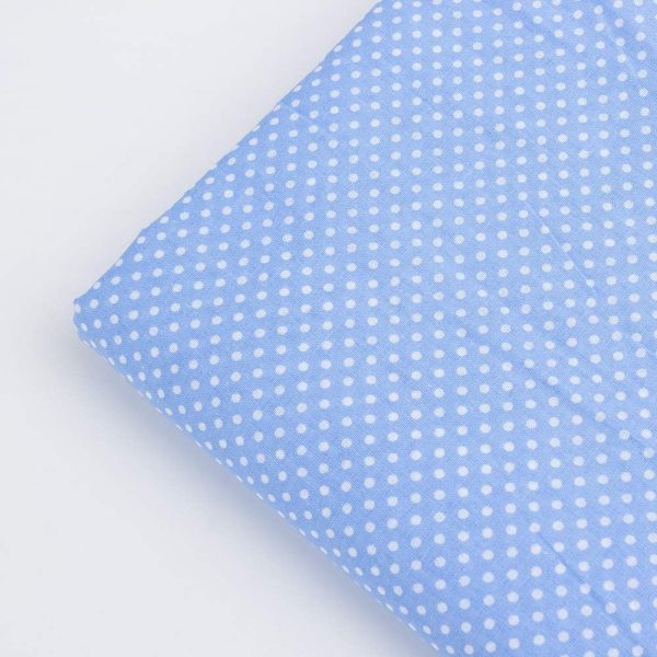 7Pcs 20" x 20" Cotton Fabric DIY Making Supplies Quilting Patchwork Fabric Fat Quarter Bundles DIY for Quilting Cotton Patchwork Cushions (Blue, 20" x 20")-3