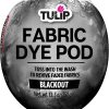 Tulip Fabric Dye Pod Blackout (Black), Permanent Dye for Clothes and Fabric tulip glass