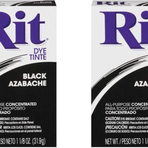 Rit All-Purpose Powder Dye, Black (2 pack)-0