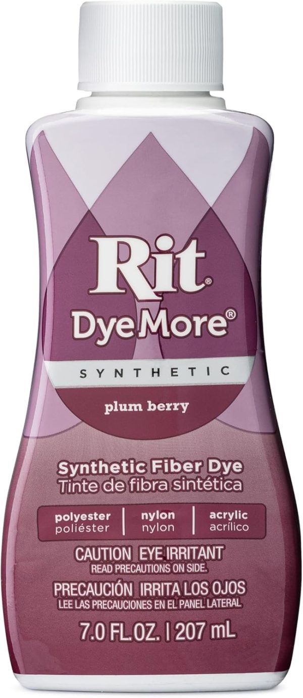 Rit DyeMore Synthetic Fiber Dye, Plum Berry-0