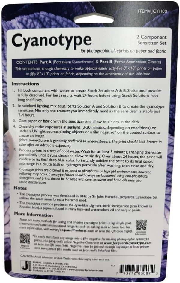 Jacquard Cyanotype Sensitizer Set-1