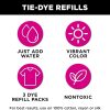Tulip One-Step Tie-Dye Kit , 3 Fabric Dye Refill Packs, Packs, Red 3dm