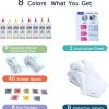 WINSONS Tie Dye Kit, 8 Colours Non Toxic Permanent Fabric Dye Art Set for Kids Women for Homemade Party Creative Group Activities DIY Gift tieba