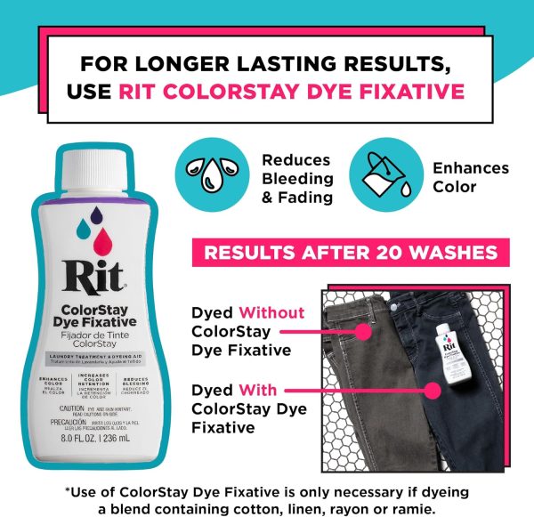 Rit DyeMore Synthetic Fiber Dye, Plum Berry-4