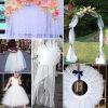 IONTACH White Tulle Fabric Rolls 54 Inch by 40 Yards Fabric Tulle Bolt for Wedding Christmas Decorations DIY White Tutu Baby Shower Table Skirt Ceiling Decor Birthday Party Craft Supplies-4