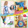 Tie Dye Kit for Kids Adults - Arts and Crafts Toy for Girls & Boys Ages 6-12 - Fabric Tye Dye Craft Kits 20 Colours, Birthday Christmas Gifts for Kids 3 4 5 6 7 8 9 10+-4