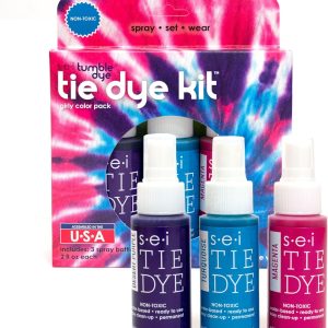 S.E.I. Girly Tie Dye Kit 3 Pack: Pre-Mixed Spray Tie Dye Kit, Easy-to-Use, Non-Toxic Fabric Dye in Desert Purple, Turquoise, and Magenta-0