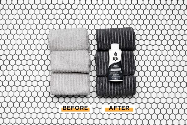 Rit Dye 88150 All Purpose Liquid Dye, Black, 8 Fl Oz (Pack of 1)-4