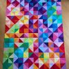 50pcs 5X 5 inches Multicolor Cotton Fabric Bundle Squares for Quilting Sewing, Precut Fabric Squares for Craft,Solid-1
