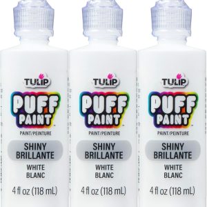 Tulip Puff Paint Slick White 4 Fl Oz (Pack of 3)-0