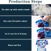 WINSONS Tie Dye Kit, 8 Colours Non Toxic Permanent Fabric Dye Art Set for Kids Women for Homemade Party Creative Group Activities DIY Gift-4