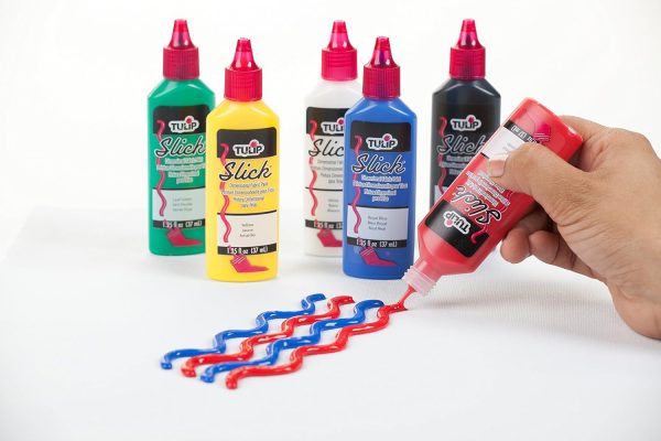 TULIP 17581 Dimensional Metallic Fabric Paint, 6-Pack (Slick), 1.25 oz (TUDFP6PK)-3