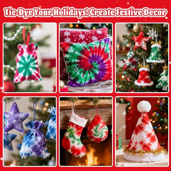 12 Colors Tie Dye Kit, Tie Dye Set for Kids, Pre-Filled Tye Dye Bottles, Non Toxic Permanent Fabric Dye Art Set, Easy DIY Fabric Art - Create Fun-3