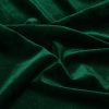 P Pothuiny Dark Green Velvet Fabric by The Yard, 1 Yard x 60 Inch Wide Luxury & Soft Stretchy Velvet Cloth Fabric for Sewing, Apparel, Upholstery - 90% Polyester 10% Spandex-1