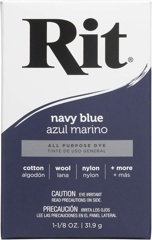 Rit Dye 3-30 Powdered Fabric Dye, Navy Blue rite aid