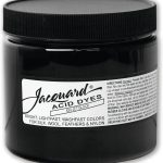 Jacquard Acid Dye - Jet Black - 8 Oz Net Wt - Acid Dye for Wool - Silk - Feathers - and Nylons - Brilliant Colorfast and Highly Concentrated jetbrains mono