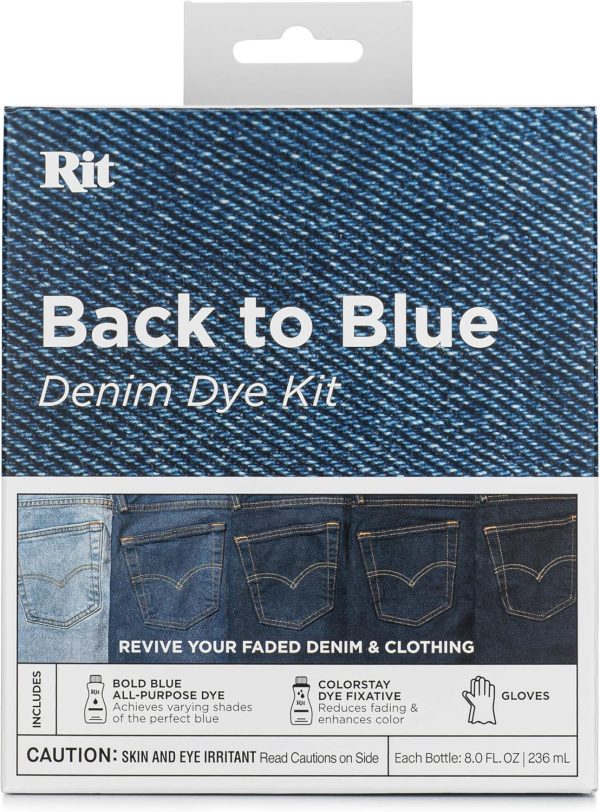 Rit Back to Blue Denim Dye Kit-0