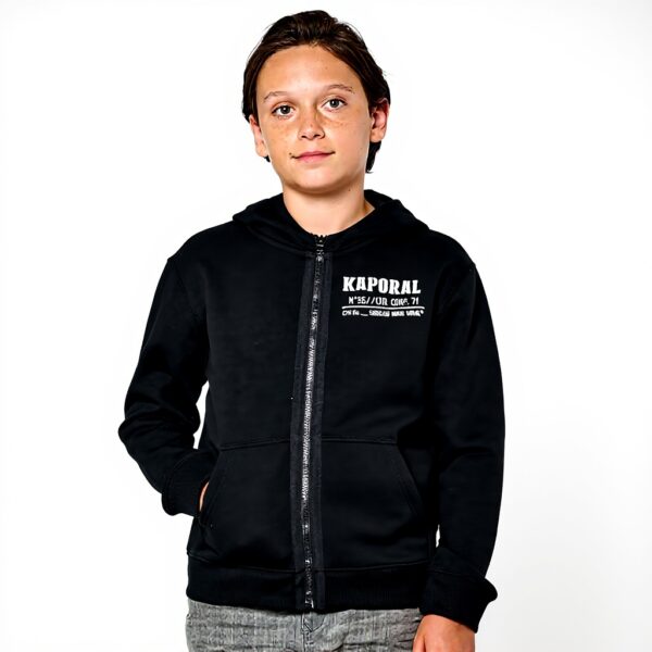 Felpa Kaporal Bambini Ragazzi Cappuccio Beige Scuro Mull