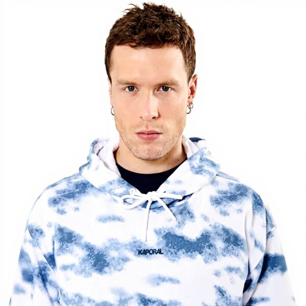 Felpa con Cappuccio Kaporal Suono Uomo Bianco Comfort